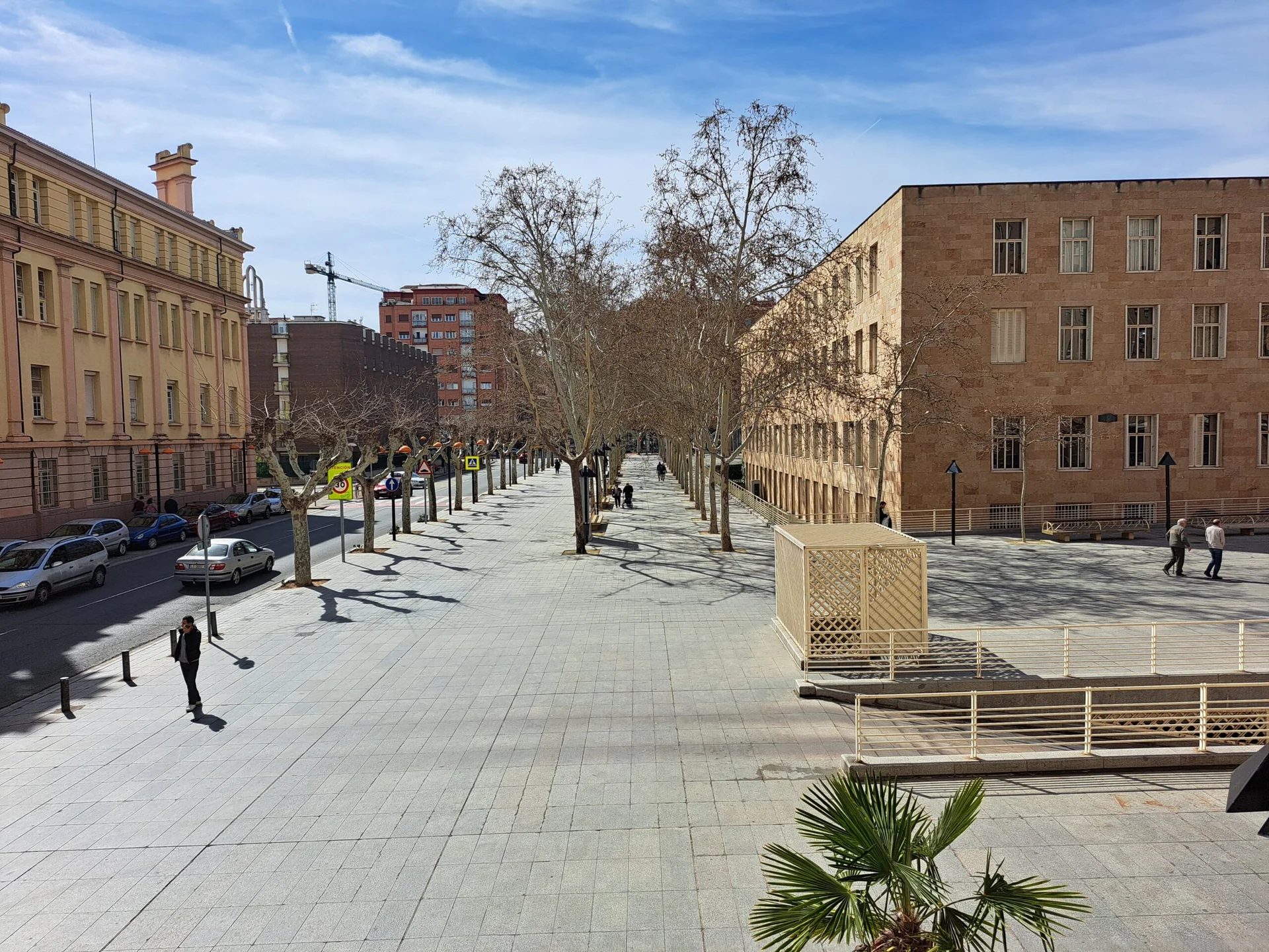 Vistas al Ayuntamiento de Logroño desde Casa Ángel