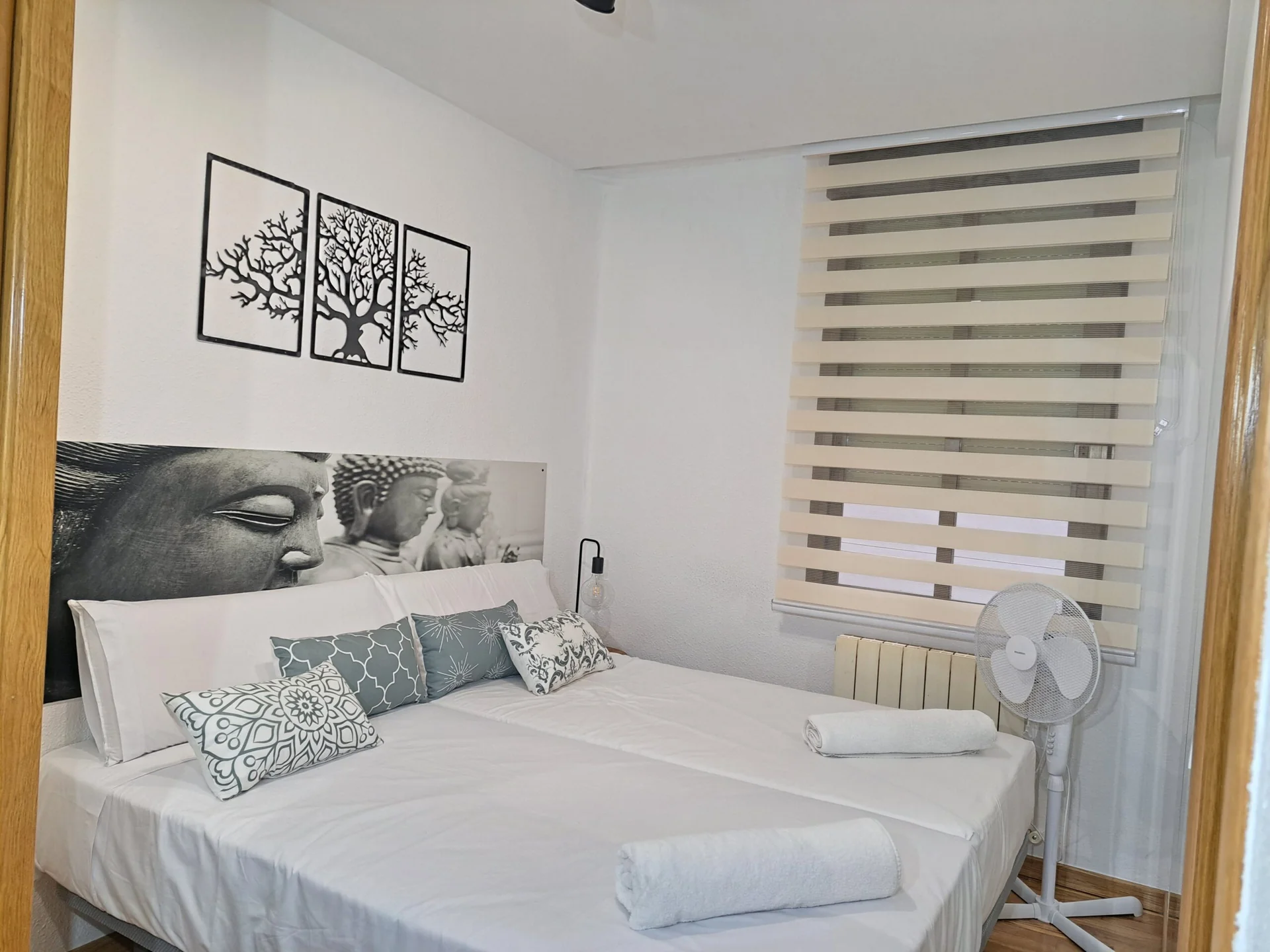 Habitación con dos camas gemelas de 90 cm